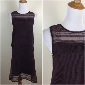 MADEWELL Embroidery Sheer Mesh Loose Fit Dress